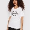 LOVE MOSCHINO Γυναίκες T-shirts T-Shirt W4F153NM 3876 Λευκό Regular Fit Λευκό
