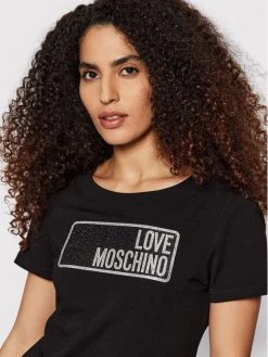 LOVE MOSCHINO Γυναίκες Καθημερινά Φορέματα Φόρεμα καθημερινό W592917E 1951 Μαύρο Regular Fit Μαύρο -LOVE MOSCHINO Κατάστημα unnamed file 1025