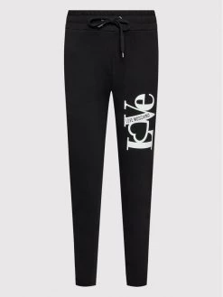 LOVE MOSCHINO Γυναίκες Παντελόνια Φόρμας Παντελόνι φόρμας W155606M 4266 Μαύρο Regular Fit Μαύρο -LOVE MOSCHINO Κατάστημα unnamed file 1041
