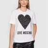 LOVE MOSCHINO Γυναίκες T-shirts T-Shirt W4F153FE 1951 Λευκό Regular Fit Λευκό