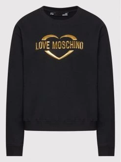 LOVE MOSCHINO Γυναίκες Μπλούζες Μπλούζα W630646E 2288 Μαύρο Regular Fit Μαύρο -LOVE MOSCHINO Κατάστημα unnamed file 1066