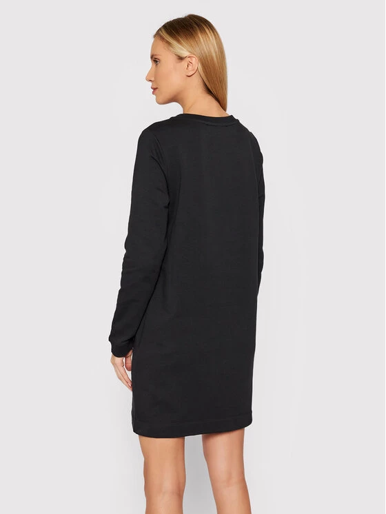 LOVE MOSCHINO Γυναίκες Πλεκτά Φορέματα Φόρεμα υφασμάτινο W584719E 2288 Μαύρο Regular Fit Μαύρο 3 LOVE MOSCHINO Γυναίκες Πλεκτά Φορέματα Φόρεμα υφασμάτινο W584719E 2288 Μαύρο Regular Fit Μαύρο - Image 3