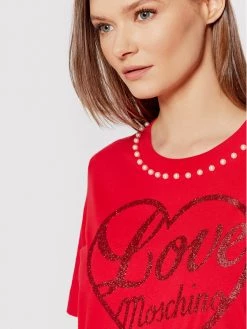 LOVE MOSCHINO Γυναίκες Καθημερινά Φορέματα Φόρεμα καθημερινό W5A0222M 3517 Κόκκινο Regular Fit Κόκκινο -LOVE MOSCHINO Κατάστημα unnamed file 1110