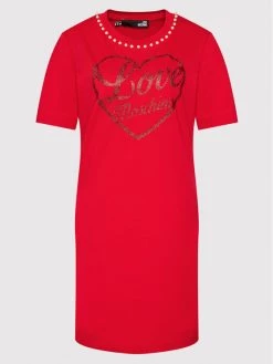 LOVE MOSCHINO Γυναίκες Καθημερινά Φορέματα Φόρεμα καθημερινό W5A0222M 3517 Κόκκινο Regular Fit Κόκκινο -LOVE MOSCHINO Κατάστημα unnamed file 1111