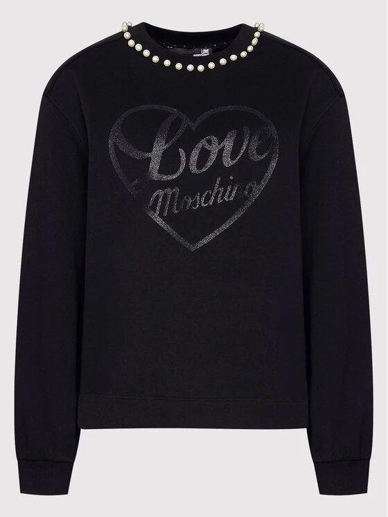 LOVE MOSCHINO Γυναίκες Μπλούζες Μπλούζα W644801M 4055 Μαύρο Regular Fit Μαύρο 5 LOVE MOSCHINO Γυναίκες Μπλούζες Μπλούζα W644801M 4055 Μαύρο Regular Fit Μαύρο - Image 5