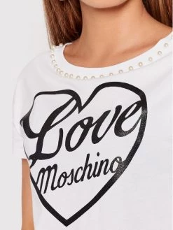 LOVE MOSCHINO Γυναίκες T-shirts T-Shirt W4F302PM 3517 Λευκό Regular Fit Λευκό 8 LOVE MOSCHINO Γυναίκες T-shirts T-Shirt W4F302PM 3517 Λευκό Regular Fit Λευκό -LOVE MOSCHINO Κατάστημα unnamed file 1130