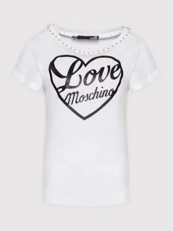LOVE MOSCHINO Γυναίκες T-shirts T-Shirt W4F302PM 3517 Λευκό Regular Fit Λευκό 9 LOVE MOSCHINO Γυναίκες T-shirts T-Shirt W4F302PM 3517 Λευκό Regular Fit Λευκό -LOVE MOSCHINO Κατάστημα unnamed file 1131