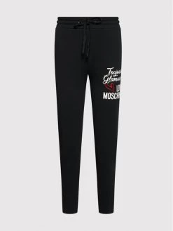 LOVE MOSCHINO Γυναίκες Παντελόνια Φόρμας Παντελόνι φόρμας W155603M 4055 Μαύρο Regular Fit Μαύρο -LOVE MOSCHINO Κατάστημα unnamed file 1136