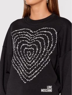 LOVE MOSCHINO Γυναίκες Μπλούζες Μπλούζα W643102M 4055 Μαύρο Regular Fit Μαύρο -LOVE MOSCHINO Κατάστημα unnamed file 1140