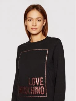 LOVE MOSCHINO Γυναίκες Μπλούζες Χωρίς Φερμουάρ Μπλούζα W630220E 2180 Μαύρο Regular Fit Μαύρο -LOVE MOSCHINO Κατάστημα unnamed file 1155
