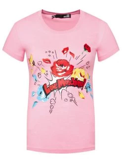 LOVE MOSCHINO Γυναίκες T-shirts T-Shirt W4H1905E 1951 Ροζ Slim Fit Ροζ 9 LOVE MOSCHINO Γυναίκες T-shirts T-Shirt W4H1905E 1951 Ροζ Slim Fit Ροζ -LOVE MOSCHINO Κατάστημα unnamed file 1181