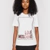 LOVE MOSCHINO Γυναίκες T-shirts T-Shirt W4H0605M 3876 Λευκό Regular Fit Λευκό