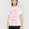 LOVE MOSCHINO Γυναίκες T-shirts T-Shirt W4H0610M 3876 Λευκό Regular Fit Λευκό