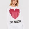 LOVE MOSCHINO Γυναίκες Μπλούζες Μπλούζα W630643M 4282 Λευκό Regular Fit Λευκό