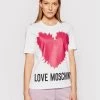 LOVE MOSCHINO Γυναίκες T-shirts T-Shirt W4F153AM 3876 Λευκό Regular Fit Λευκό