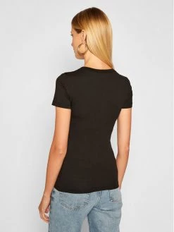 LOVE MOSCHINO Γυναίκες T-shirts T-Shirt W4H1903E 1951 Μαύρο Slim Fit Μαύρο -LOVE MOSCHINO Κατάστημα unnamed file 1258