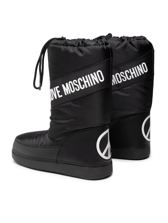 LOVE MOSCHINO Γυναίκες Μπότες Χιονιού Παπούτσια JA24032G1FISA000 Μαύρο Μαύρο 3 LOVE MOSCHINO Γυναίκες Μπότες Χιονιού Παπούτσια JA24032G1FISA000 Μαύρο Μαύρο - Image 3