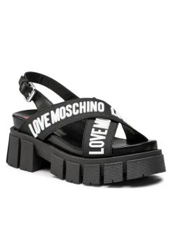 LOVE MOSCHINO Γυναίκες Σανδάλια JA16287G0EJN300A Μαύρο Μαύρο