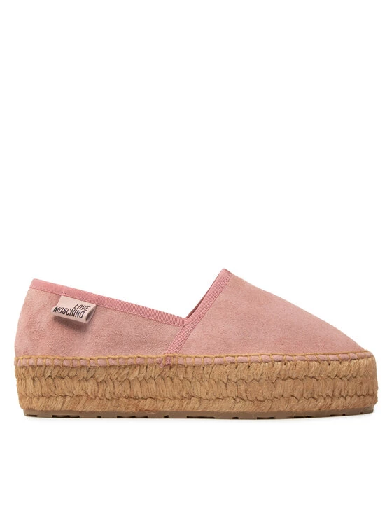 LOVE MOSCHINO Γυναίκες Κλειστά Παπούτσια Εσπαντρίγιες JA10063G1EIG0609 Ροζ Ροζ 2 LOVE MOSCHINO Γυναίκες Κλειστά Παπούτσια Εσπαντρίγιες JA10063G1EIG0609 Ροζ Ροζ - Image 2