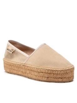 LOVE MOSCHINO Γυναίκες Κλειστά Παπούτσια Εσπαντρίγιες JA10063G1EIG0104 Μπεζ Μπεζ