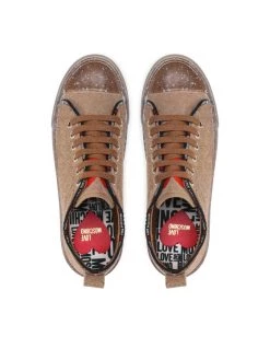 LOVE MOSCHINO Γυναίκες Κλειστά Παπούτσια Sneakers JA15393G0DJ30104 Καφέ Καφέ -LOVE MOSCHINO Κατάστημα unnamed file 1362