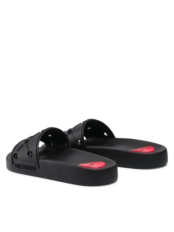 LOVE MOSCHINO Γυναίκες Παντόφλες JA28082G1EI18000 Μαύρο Μαύρο 3 LOVE MOSCHINO Γυναίκες Παντόφλες JA28082G1EI18000 Μαύρο Μαύρο - Image 3