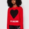 LOVE MOSCHINO Γυναίκες Μπλούζες Μπλούζα W630645M 4055 Κόκκινο Regular Fit Κόκκινο
