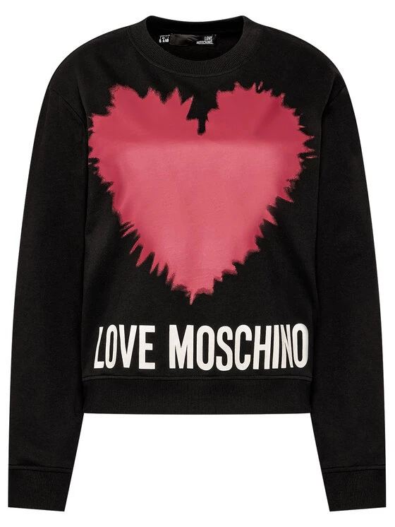 LOVE MOSCHINO Γυναίκες Μπλούζες Μπλούζα W630643M 4282 Μαύρο Regular Fit Μαύρο 5 LOVE MOSCHINO Γυναίκες Μπλούζες Μπλούζα W630643M 4282 Μαύρο Regular Fit Μαύρο - Image 5