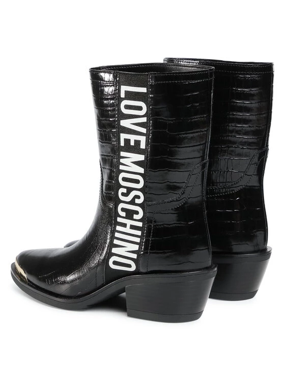 LOVE MOSCHINO Γυναίκες Μποτάκια JA21415G0BJM0000 Μαύρο Μαύρο 3 LOVE MOSCHINO Γυναίκες Μποτάκια JA21415G0BJM0000 Μαύρο Μαύρο - Image 3