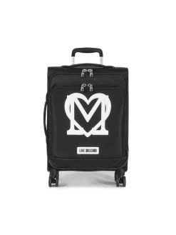 LOVE MOSCHINO Γυναίκες Βαλίτσες Μικρή Υφασμάτινη Βαλίτσα JC5101PP0FKX000A Μαύρο Μαύρο