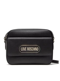 LOVE MOSCHINO Γυναίκες Τσάντες Χιαστί Τσάντα JC4405PP0FKP0000 Μαύρο Μαύρο