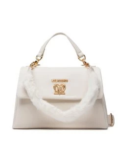 LOVE MOSCHINO Γυναίκες Τσάντες με Χερούλι Τσάντα JC4391PP0FKO0120 Λευκό Λευκό