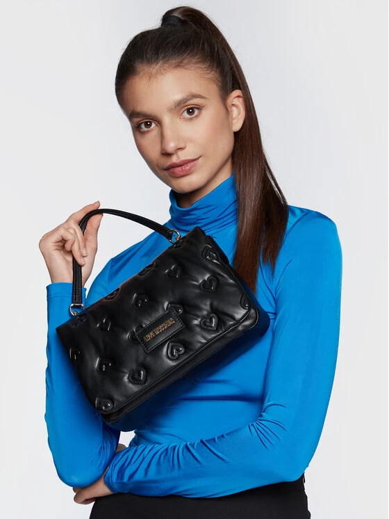 LOVE MOSCHINO Γυναίκες Τσάντες με Χερούλι Τσάντα JC4035PP1FLD0000 Μαύρο Μαύρο 6 LOVE MOSCHINO Γυναίκες Τσάντες με Χερούλι Τσάντα JC4035PP1FLD0000 Μαύρο Μαύρο - Image 6