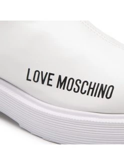 LOVE MOSCHINO Γυναίκες Biker Μποτάκια Μποτάκια JA24354G1FIEZ100 Λευκό Λευκό -LOVE MOSCHINO Κατάστημα unnamed file 2099