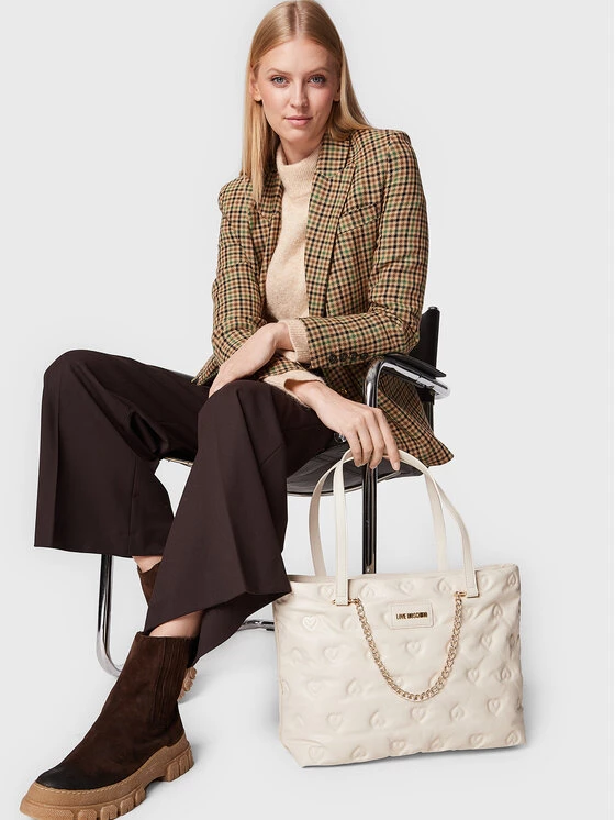 LOVE MOSCHINO Γυναίκες Τσάντες Shoppers Τσάντα JC4036PP1FLD0110 Μπεζ Μπεζ 6 LOVE MOSCHINO Γυναίκες Τσάντες Shoppers Τσάντα JC4036PP1FLD0110 Μπεζ Μπεζ - Image 6