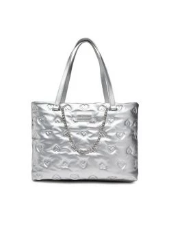 LOVE MOSCHINO Γυναίκες Τσάντες Shoppers Τσάντα JC4036PP1FLD0902 Ασημί Ασημί