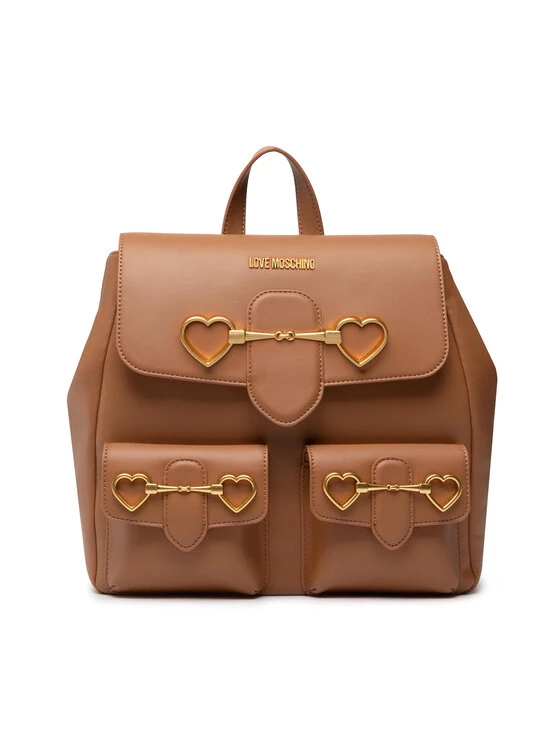 LOVE MOSCHINO Γυναίκες Σακίδια Πλάτης Σακίδιο JC4083PP1FLC0201 Καφέ Καφέ 1 LOVE MOSCHINO Γυναίκες Σακίδια Πλάτης Σακίδιο JC4083PP1FLC0201 Καφέ Καφέ