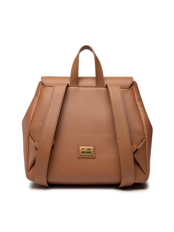 LOVE MOSCHINO Γυναίκες Σακίδια Πλάτης Σακίδιο JC4083PP1FLC0201 Καφέ Καφέ 4 LOVE MOSCHINO Γυναίκες Σακίδια Πλάτης Σακίδιο JC4083PP1FLC0201 Καφέ Καφέ - Image 4