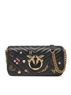 LOVE MOSCHINO Γυναίκες Τσάντες Χιαστί Τσάντα Love Click Baguette Mini Magic Pl Al 22-23 PLTT 1P22VU A04S Μαύρο Μαύρο
