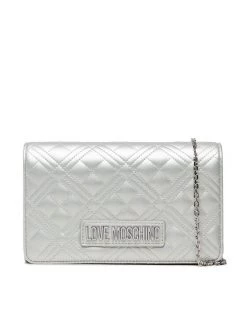 LOVE MOSCHINO Γυναίκες Τσάντες Βραδινές Τσάντα JC4079PP1FLA0902 Ασημί Ασημί