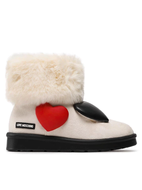 LOVE MOSCHINO Γυναίκες Biker Μποτάκια Μποτάκια JA24163H1FJZD120 Μπεζ Μπεζ 2 LOVE MOSCHINO Γυναίκες Biker Μποτάκια Μποτάκια JA24163H1FJZD120 Μπεζ Μπεζ - Image 2