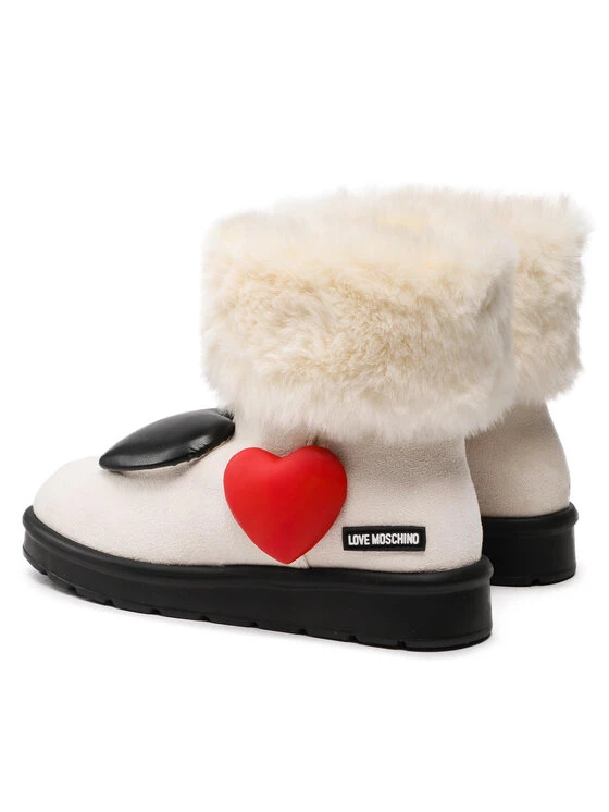 LOVE MOSCHINO Γυναίκες Biker Μποτάκια Μποτάκια JA24163H1FJZD120 Μπεζ Μπεζ 3 LOVE MOSCHINO Γυναίκες Biker Μποτάκια Μποτάκια JA24163H1FJZD120 Μπεζ Μπεζ - Image 3