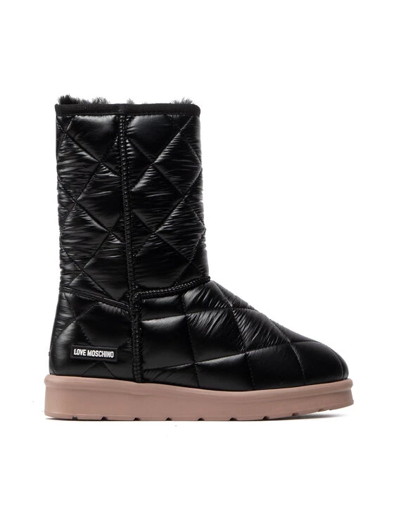 LOVE MOSCHINO Γυναίκες Μπότες Χιονιού JA24083H1FJZH Μαύρο Μαύρο 2 LOVE MOSCHINO Γυναίκες Μπότες Χιονιού JA24083H1FJZH Μαύρο Μαύρο - Image 2