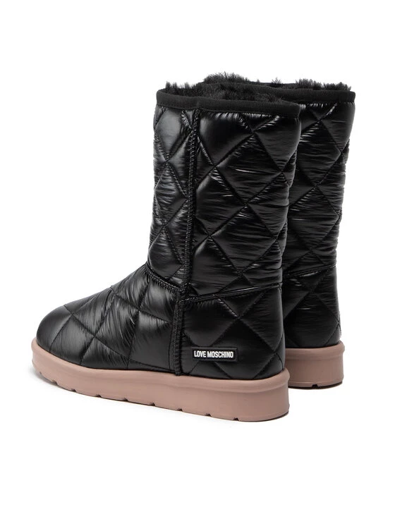 LOVE MOSCHINO Γυναίκες Μπότες Χιονιού JA24083H1FJZH Μαύρο Μαύρο 3 LOVE MOSCHINO Γυναίκες Μπότες Χιονιού JA24083H1FJZH Μαύρο Μαύρο - Image 3