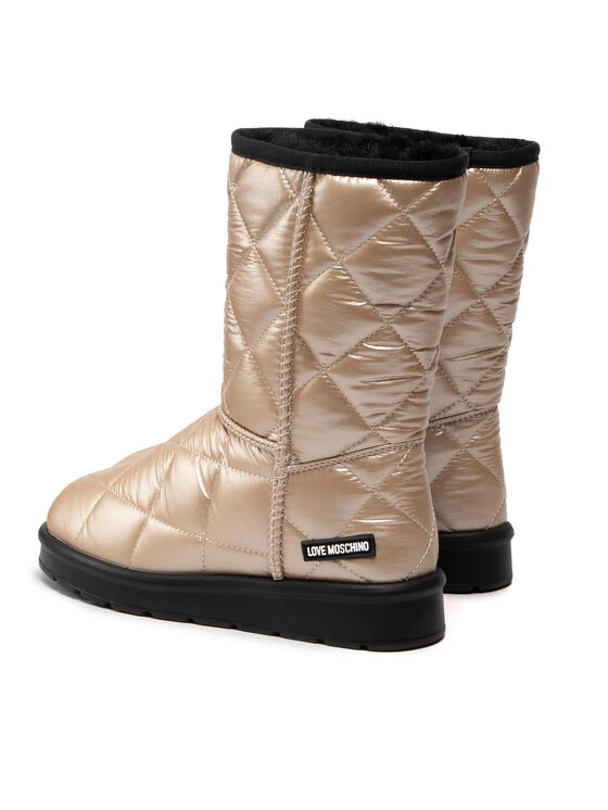 LOVE MOSCHINO Γυναίκες Μπότες Χιονιού JA24083H1FJZH Χρυσό Χρυσό 3 LOVE MOSCHINO Γυναίκες Μπότες Χιονιού JA24083H1FJZH Χρυσό Χρυσό - Image 3