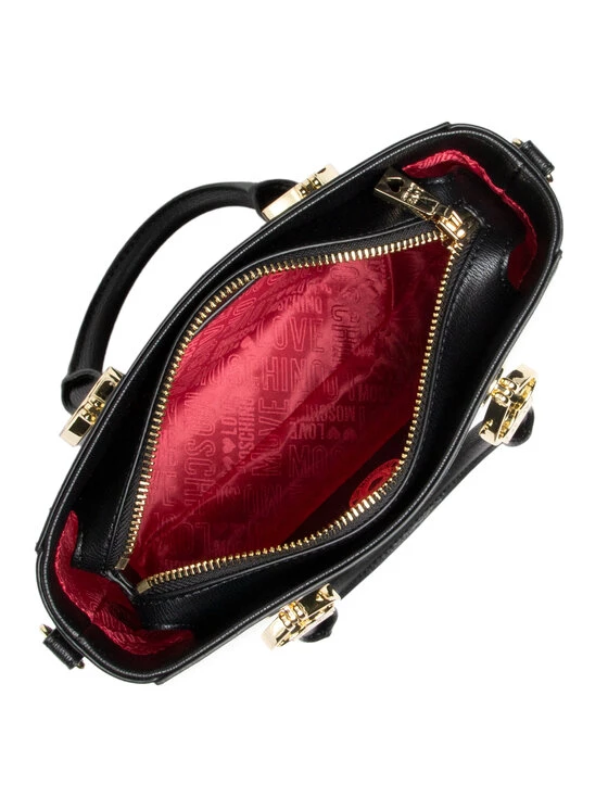 LOVE MOSCHINO Γυναίκες Τσάντες με Χερούλι Τσάντα JC4082PP1FLZ0000 Μαύρο Μαύρο 5 LOVE MOSCHINO Γυναίκες Τσάντες με Χερούλι Τσάντα JC4082PP1FLZ0000 Μαύρο Μαύρο - Image 5