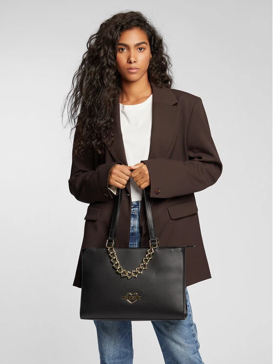 LOVE MOSCHINO Γυναίκες Τσάντες με Χερούλι Τσάντα JC4199PP1FLK0000 Μαύρο Μαύρο 6 LOVE MOSCHINO Γυναίκες Τσάντες με Χερούλι Τσάντα JC4199PP1FLK0000 Μαύρο Μαύρο - Image 6