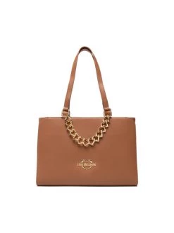 LOVE MOSCHINO Γυναίκες Τσάντες με Χερούλι Τσάντα JC4199PP1FLK0201 Καφέ Καφέ