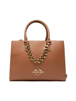 LOVE MOSCHINO Γυναίκες Τσάντες με Χερούλι Τσάντα JC4197PP1FLK0201 Καφέ Καφέ