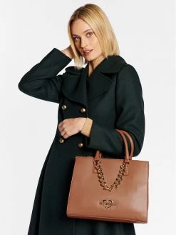 LOVE MOSCHINO Γυναίκες Τσάντες με Χερούλι Τσάντα JC4197PP1FLK0201 Καφέ Καφέ -LOVE MOSCHINO Κατάστημα unnamed file 2705